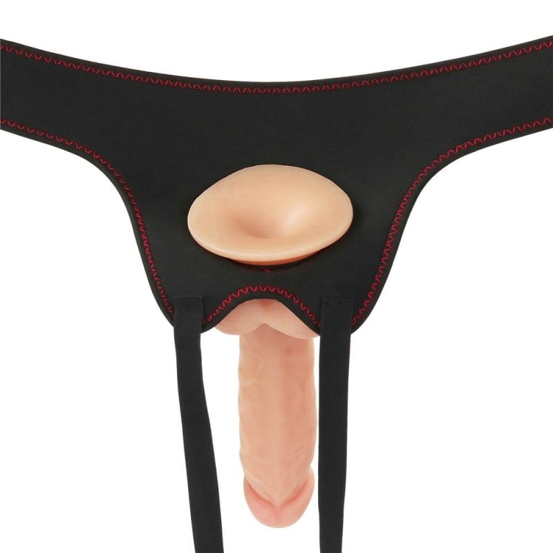 Γυναικείο Strap-On Σετ με Dildo & Όρχεις Easy Lovetoy 20cm Μπεζ Lovetoy Γυναικείο Strap-On Σετ με Dildo & Όρχεις Easy Lovetoy 20cm Μπεζ Γυναικεία Strap-On