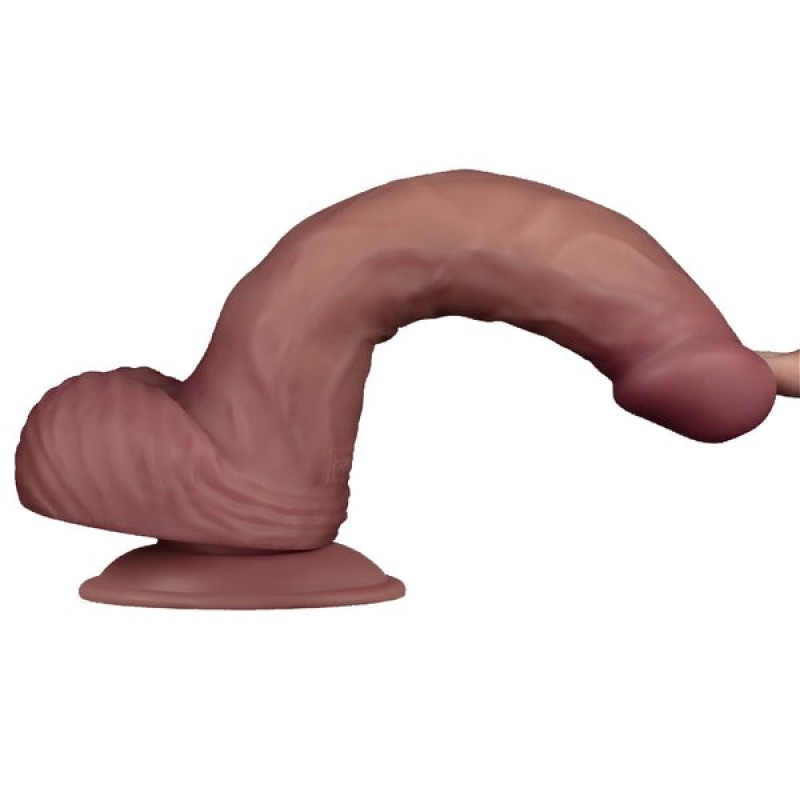 Lovetoy Ρεαλιστικός Δονητής Lovetoy Dual Density Power Cock 23cm Μπεζ Ρεαλιστικοί