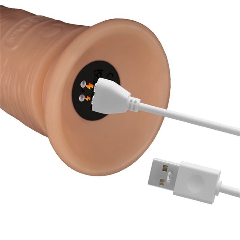 Lovetoy Ρεαλιστικός Δονητής Lovetoy Power Basics 18cm Μπεζ Ρεαλιστικοί