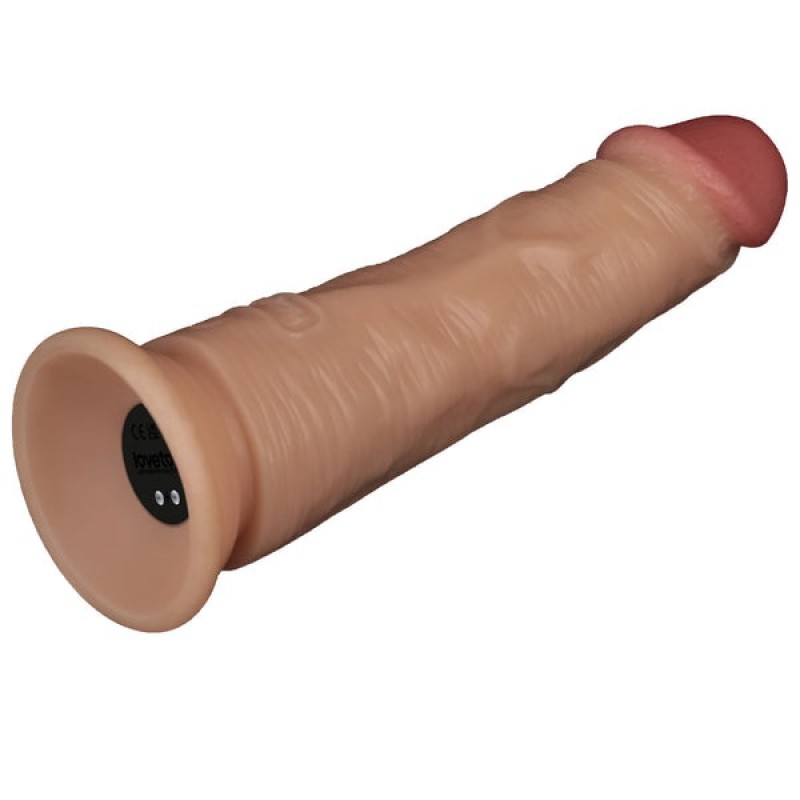 Lovetoy Ρεαλιστικός Δονητής Lovetoy Power Basics 18cm Μπεζ Ρεαλιστικοί
