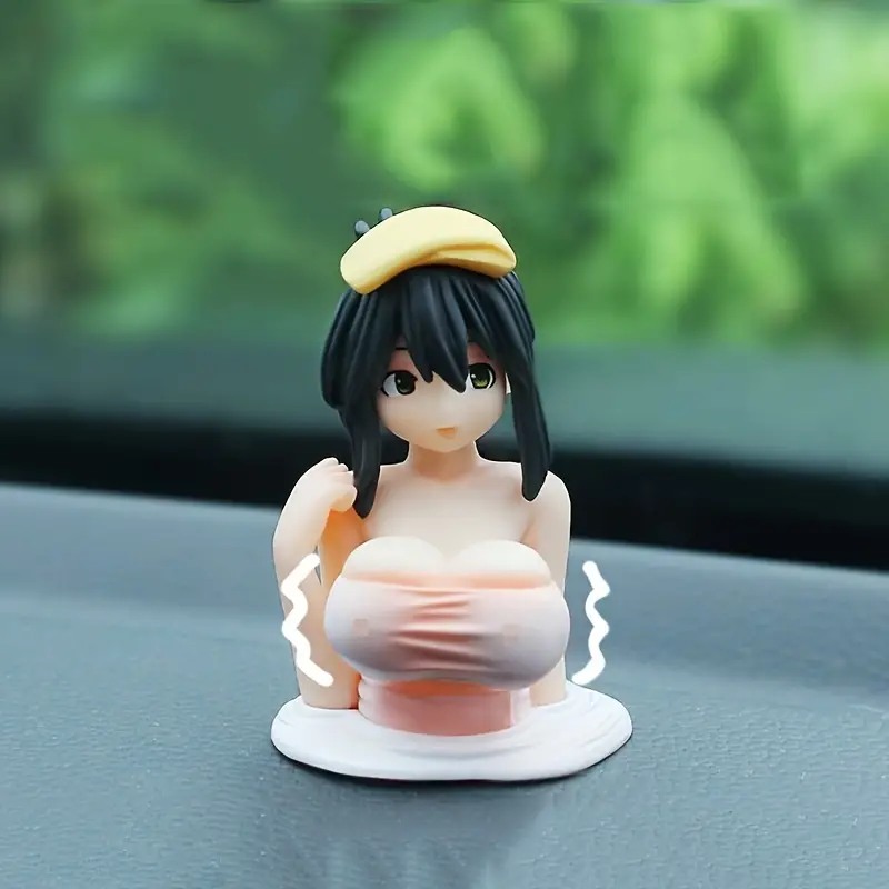 Love Market Car Ornament Shaking Boobs Betty Fun