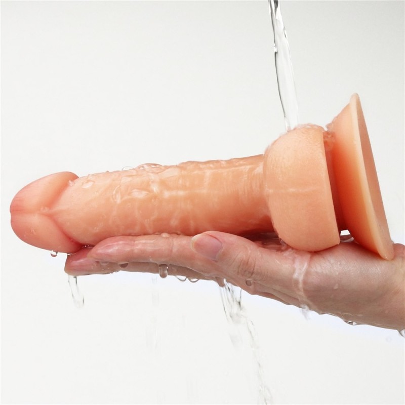 Ρεαλιστικό Dildo Lovetoy Ultra Soft 18cm Μπεζ Lovetoy Ρεαλιστικό Dildo Lovetoy Ultra Soft 18cm Μπεζ Ρεαλιστικά