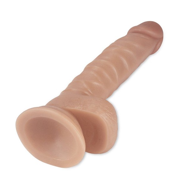 Ρεαλιστικός Δονητής Lovetoy Real Extreme 21.5cm Μπεζ Ρεαλιστικός Δονητής Lovetoy Real Extreme 21.5cm Μπεζ