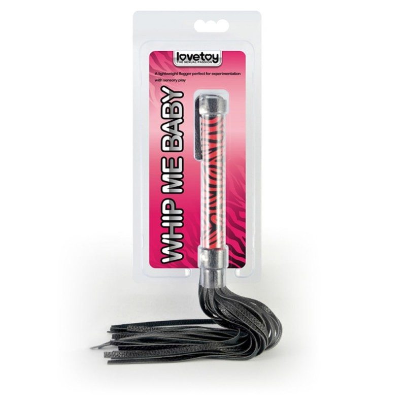 Lovetoy Whip Lovetoy Whip Me Baby Red Floggers & Paddles