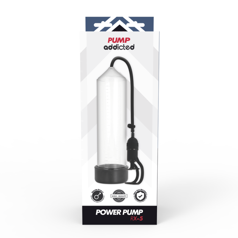 Pump addicted Μεγεθυντής Πέους Pump addicted RX5 Διαφανής Μεγεθυντές Πέους