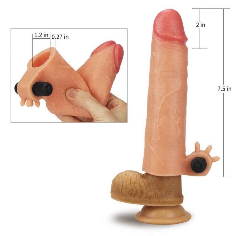 Προέκταση Πέους με Δόνηση Lovetoy Nature Extender Μπεζ Lovetoy Προέκταση Πέους με Δόνηση Lovetoy Nature Extender Μπεζ Προεκτάσεις Πέους