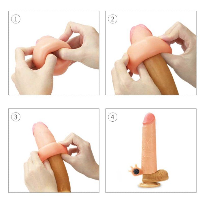 Προέκταση Πέους με Δόνηση Lovetoy Nature Extender Μπεζ Lovetoy Προέκταση Πέους με Δόνηση Lovetoy Nature Extender Μπεζ Προεκτάσεις Πέους