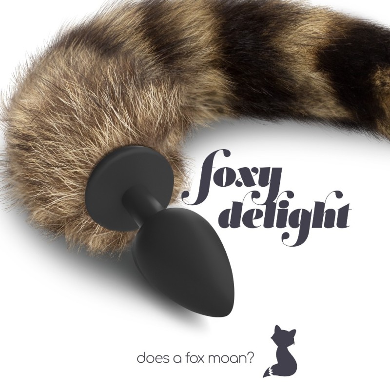 Crushious Butt Plug with Tail Crushious Foxy Delight Brown Non-Vibrating butt plugs
