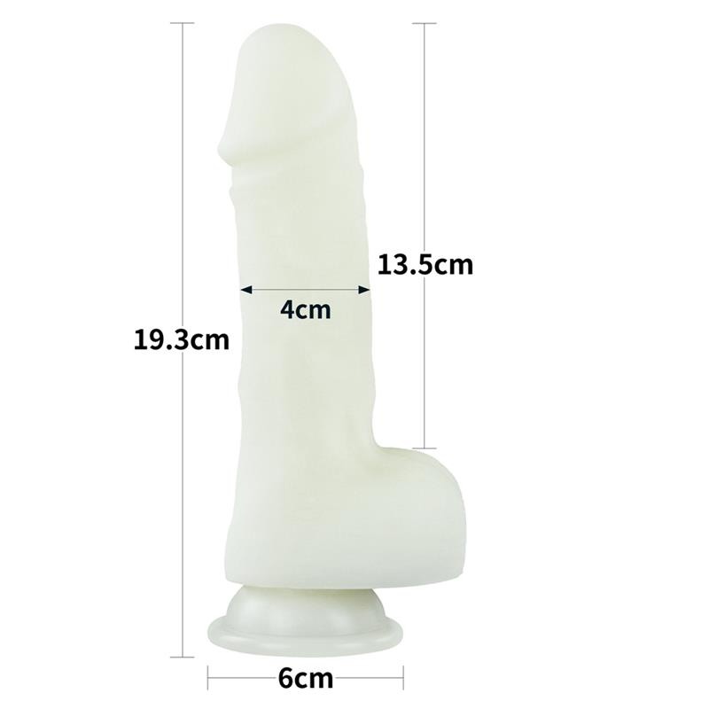Lovetoy Jelly Dildo Lovetoy Lumino Play 19cm Διαφανές Jelly