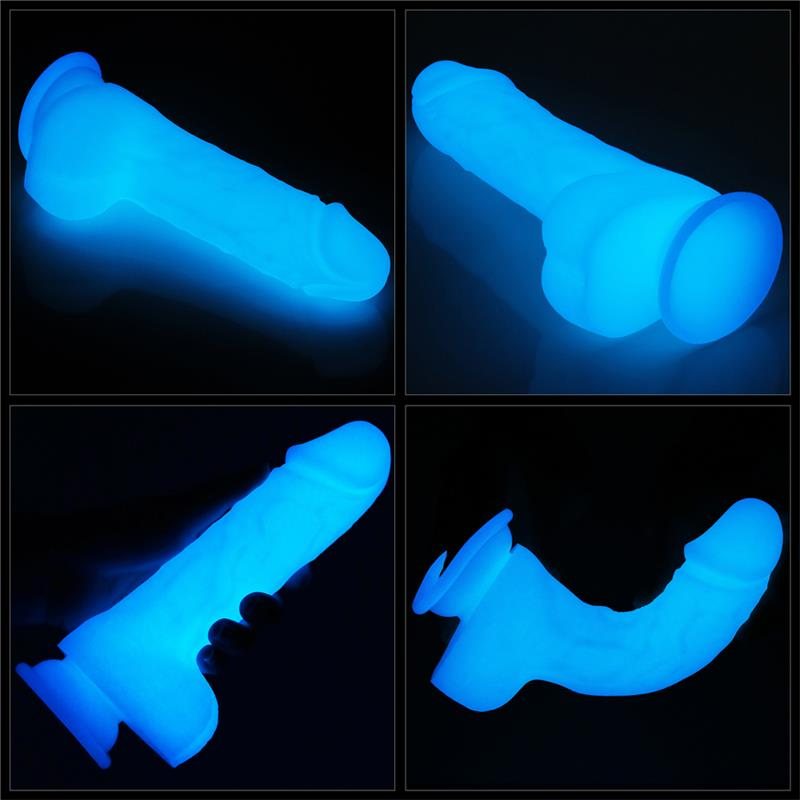 Lovetoy Jelly Dildo Lovetoy Lumino Play 19cm Διαφανές Jelly