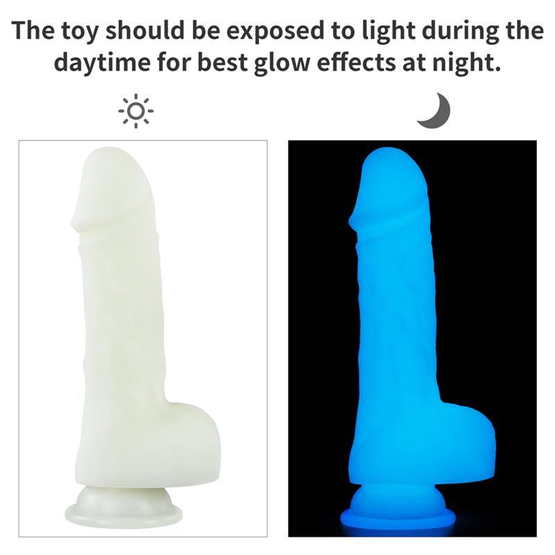 Lovetoy Jelly Dildo Lovetoy Lumino Play 19cm Διαφανές Jelly
