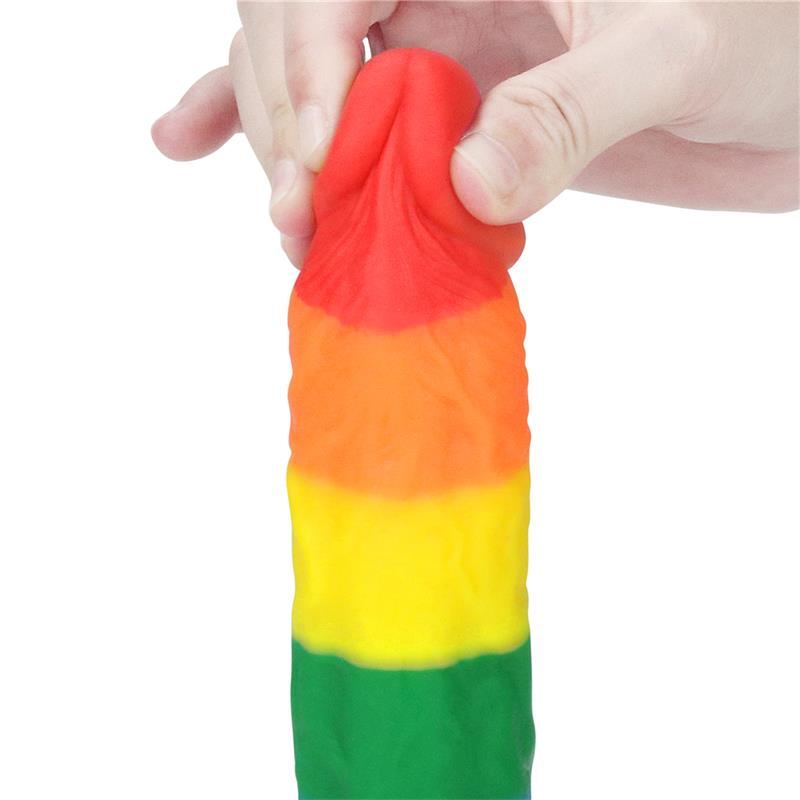 Lovetoy Ρεαλιστικό Dildo Lovetoy Prider 20.5cm Πολύχρωμο Ρεαλιστικά