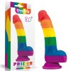 Lovetoy Ρεαλιστικό Dildo Lovetoy Prider 20.5cm Πολύχρωμο Ρεαλιστικά