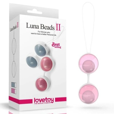 Κολπικές Μπάλες Lovetoy Luna Beads II Ροζ Κολπικές Μπάλες Lovetoy Luna Beads II Ροζ