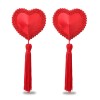 Heart Nipple Pasties Lovetoy Red Lovetoy Heart Nipple Pasties Lovetoy Red Nipple Covers