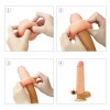 Vibrating  Penis Sleeve Lovetoy Nature Extender Nude