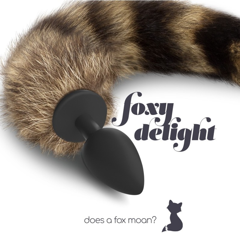 Butt Plug with Tail Crushious Foxy Delight Brown