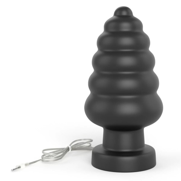 Vibrating Butt Plug King Sized Lovetoy Anal Cracker Black