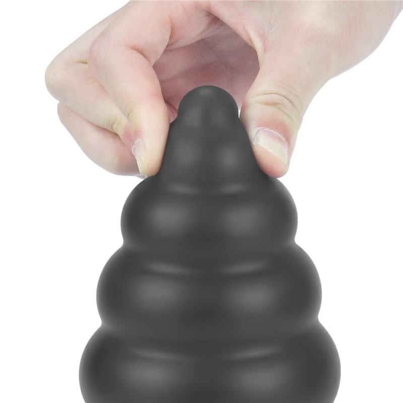 Vibrating Butt Plug King Sized Lovetoy Anal Cracker Black Vibrating Butt Plug King Sized Lovetoy Anal Cracker Black