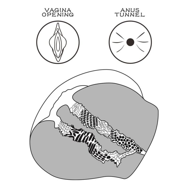 Ρεαλιστικό Ομοίωμα Lovetoy Streetgirl's 11 Καφέ