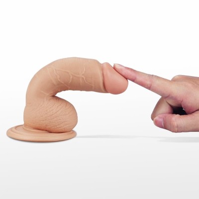 Realistic Vibrator Lovetoy Real Extreme 18cm Nude Realistic Vibrator Lovetoy Real Extreme 18cm Nude