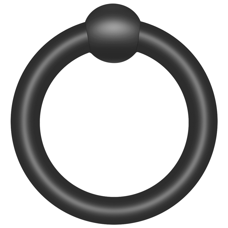 Cock Ring Set Addicted Toys 7pcs Black