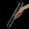 Διπλό Jelly Dildo Lovetoy Flawless Clear 30cm Διαφανές