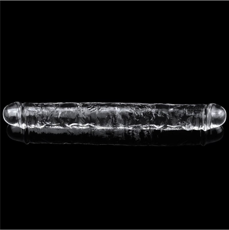 Double Jelly Dildo Lovetoy Flawless 30cm Clear