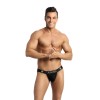 ANAIS  Mens Jockstrap ANAIS with Stamps Black Jockstraps