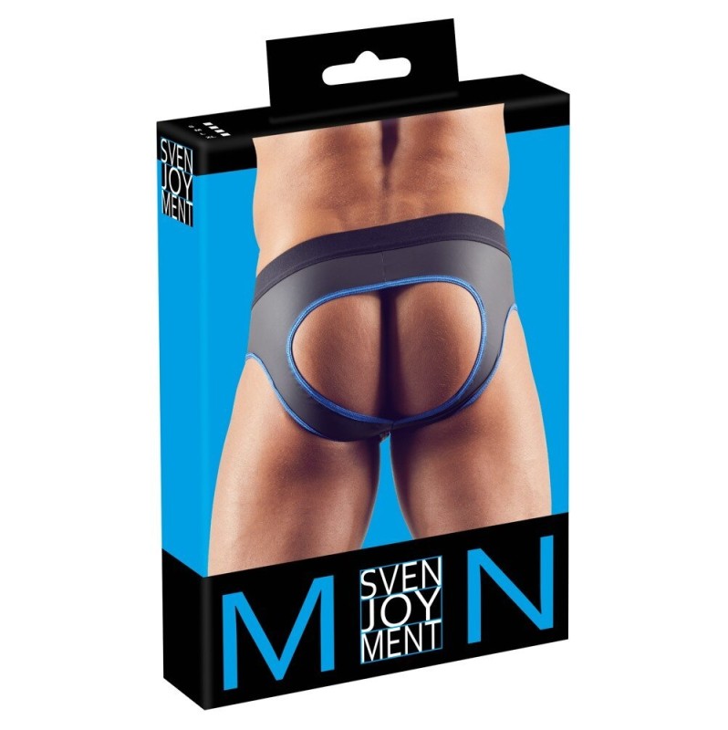 Ανδρικό Jockstrap με Φερμουάρ Svenjoyment Μαύρο