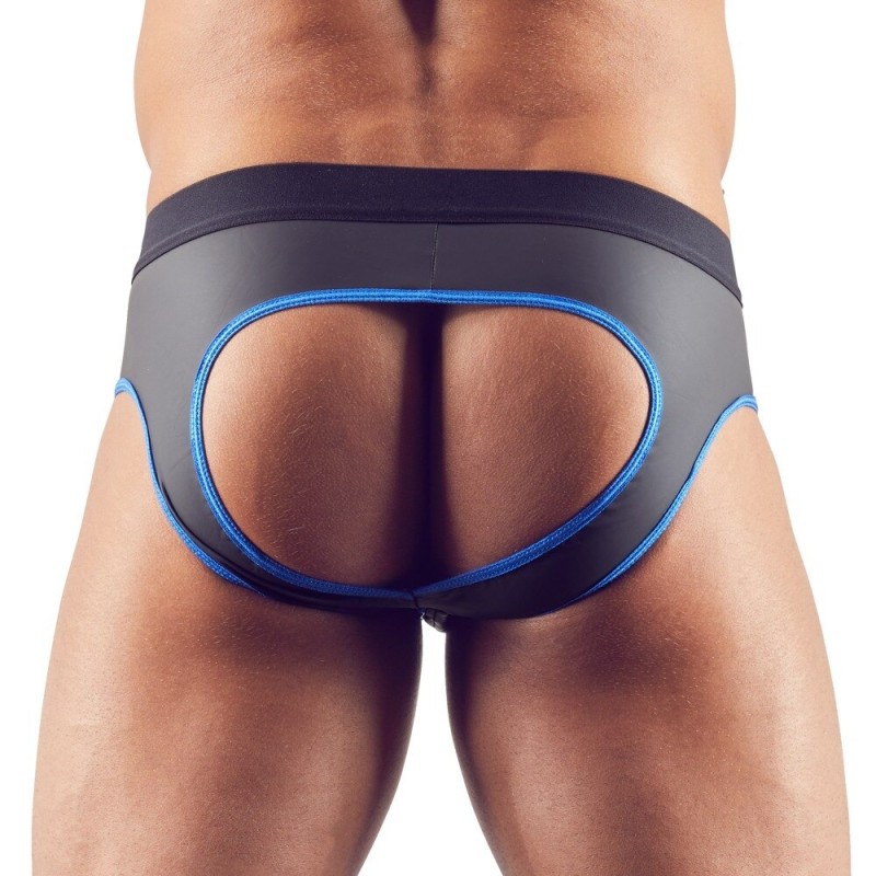 Svenjoyment Underwear Mens Jockstrap with Zipper Svenjoyment Black Jockstraps