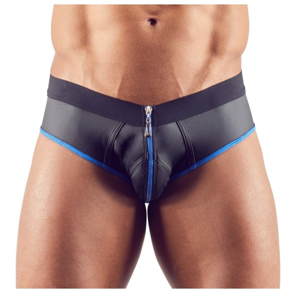 Mens Jockstrap with Zipper Svenjoyment Black