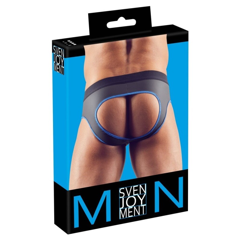Mens Jockstrap with Zipper Svenjoyment Black