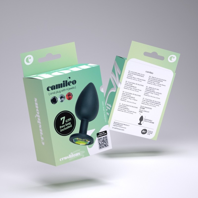 Πρωκτική Σφήνα Με Κόσμημα Crushious Camileo Small