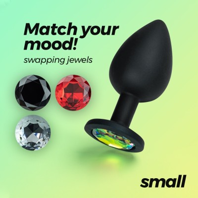 Butt Plug With Jewel Mai Pleasure Toys No.49 Large Clear Butt Plug With Jewel Mai Pleasure Toys No.49 Large Clear