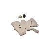 Master Series - Key Chains Μεγάλη Καρφίτσα BDSM Teddy Bear Pin Χιουμοριστικά