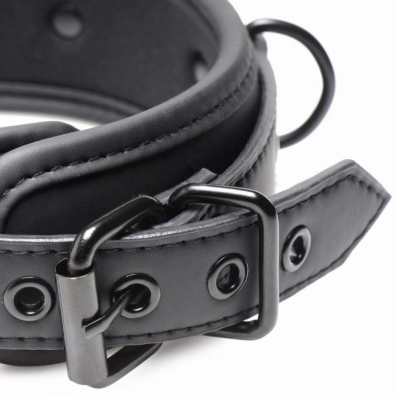 Collared Temptress Necklace with Nipple Clamps Master Series Black Master Series Collared Temptress Necklace with Nipple Clamps Master Series Black Collars