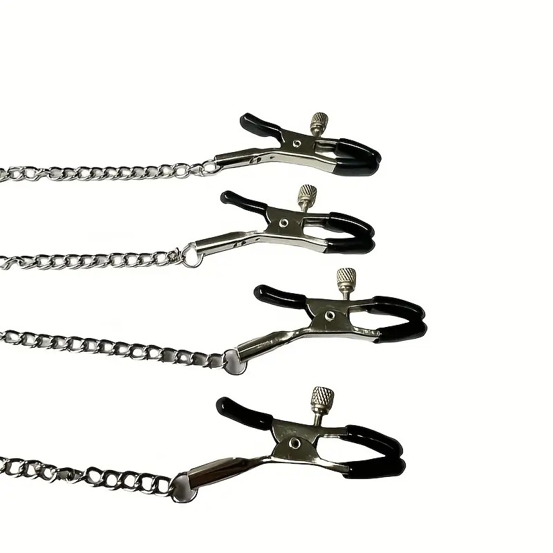 Love Market Nipple and Labia Clamps Love Market Silver Nipple Clamps