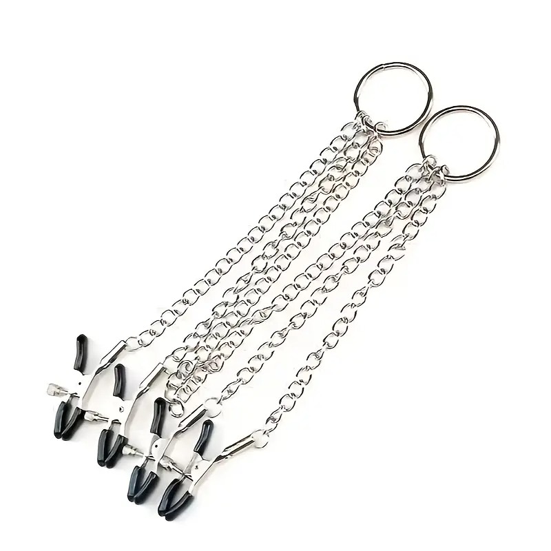 Love Market Nipple and Labia Clamps Love Market Silver Nipple Clamps