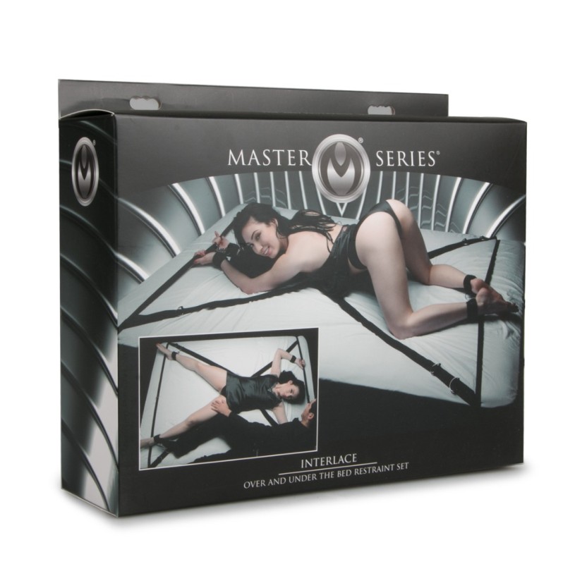 Bed Restraint Set Master Series Black