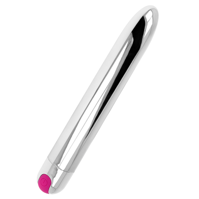 Classic Rechargeable Vibrator Ohmama Silver Classic Rechargeable Vibrator Ohmama Silver