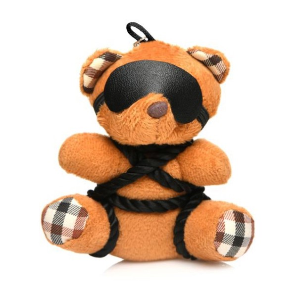 Rope Teddy Bear Keychain
