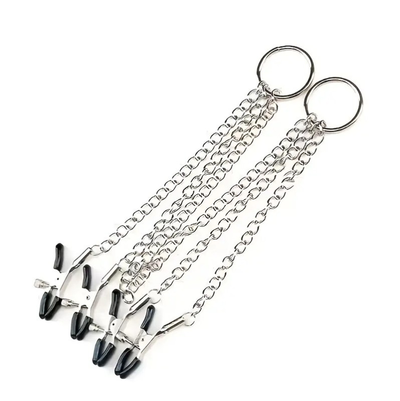 Nipple and Labia Clamps Love Market Silver