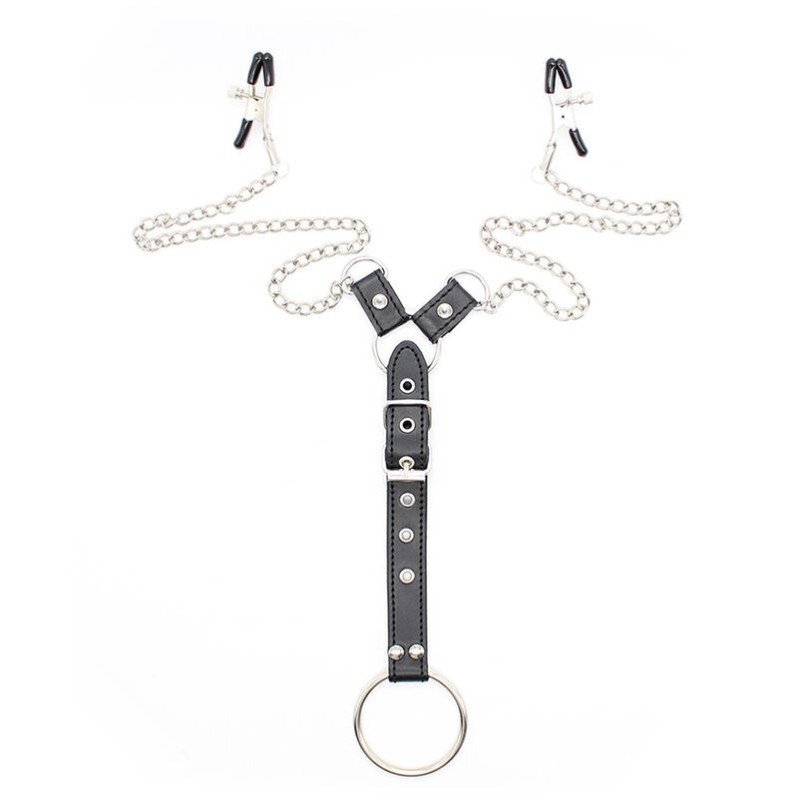 Nipple Clamps and Cock Ring Set Ohmama