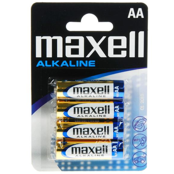 Μπαταρίες Maxell Alkaline AA LR6 4τμχ Μπαταρίες Maxell Alkaline AA LR6 4τμχ