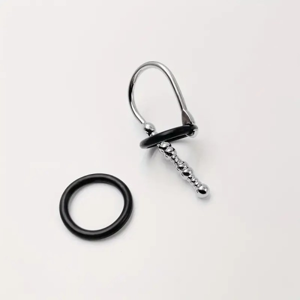 Penis Plug with Silicone Ring