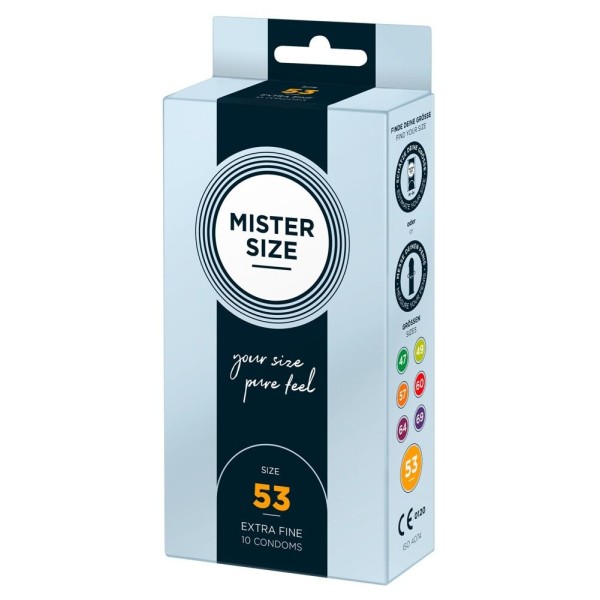 Condoms Mister Size 53 10pcs