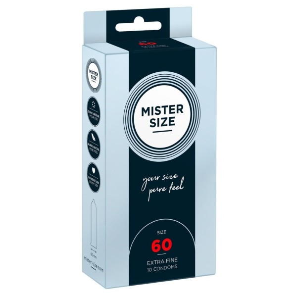 Προφυλακτικά Mister Size 60 10τμχ