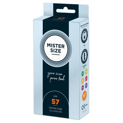 Condoms Mister Size 57 10pcs Condoms Mister Size 57 10pcs