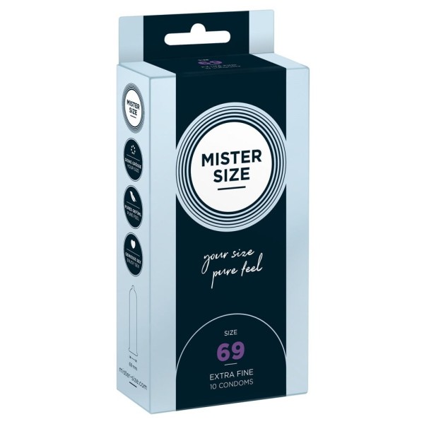 Προφυλακτικά Mister Size 69 10τμχ